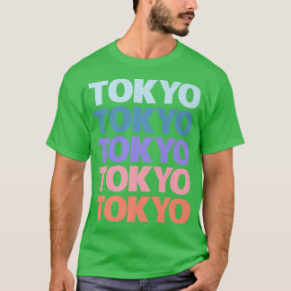 T-shirt Amusant Design moderne répétitif Tet Design Tokyo