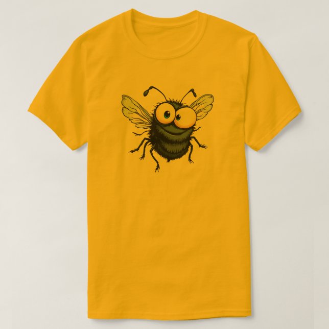 T-shirt Amusant Dessin Cartoon - Design de Bug mignon & Go (Design devant)