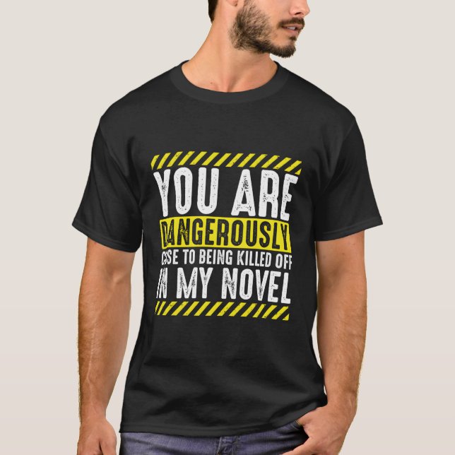 T-shirt Amusant Écrivain Cadeau Cool romancier Copywriter  (Devant)