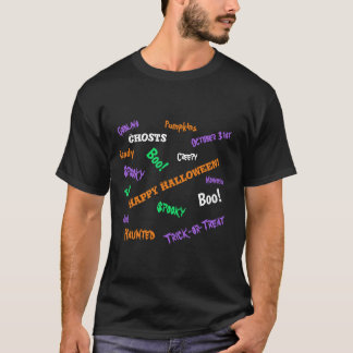 T-shirt Amusant, effrayant et personnalisable Joyeux Hallo