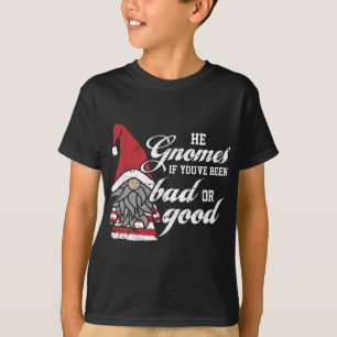 T-shirt Amusant Elfe Il Gnomes Design de Noël Correspondan