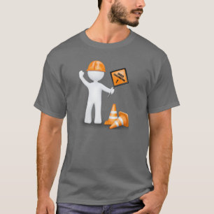 T-shirt Amusant en construction