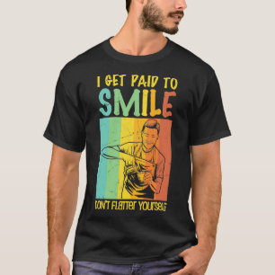 T-shirt Amusant Être Payé Pour Sourire Les Mixologues De L