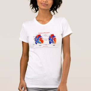 T-shirt Amusant étudiant Médicale Tee on The Heart