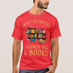 T-shirt Amusant Facilement Distrait Par Les Cochons De Gui