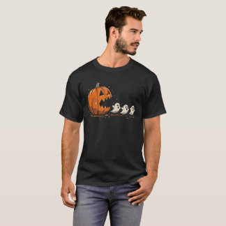 T-shirt Amusant fantôme Citrouille Halloween