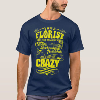 T-shirt Amusant fleuriste