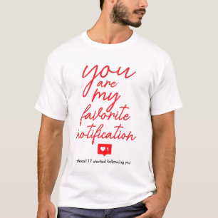 T-shirt Amusant Flirt Rencontre Amour Écriture Manuscrite