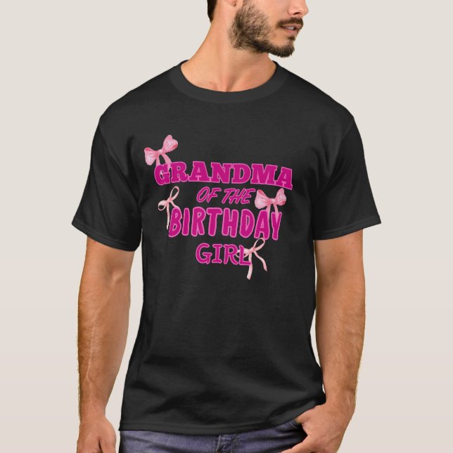 T-shirt Amusant Grand-Mère Anniversaire De Fête Pour La Fa (Devant)
