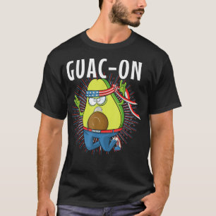 T-shirt Amusant Guac-On Rock mains Avocado Cute Guacamole 