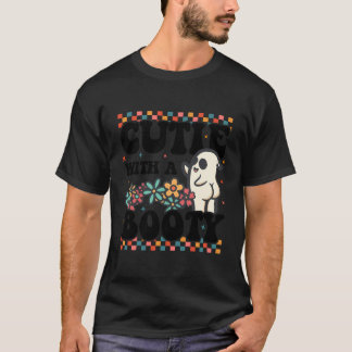 T-shirt Amusant Halloween Ghost Pun Papa Joke Cutie Avec U