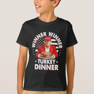 T-shirt Amusant Humour Trump Gagnant Dîner Turquie