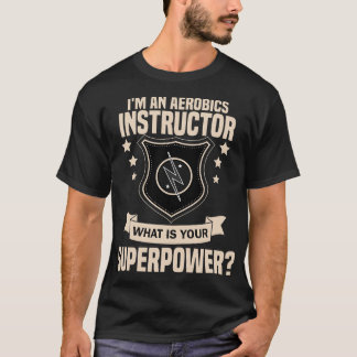 T-shirt Amusant instructeur d'aérobic Motivational