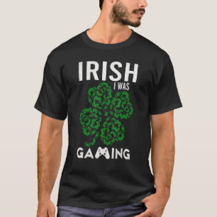 T-shirt Amusant Irlandais J'Étais Joueurs Irlande Saint Pa