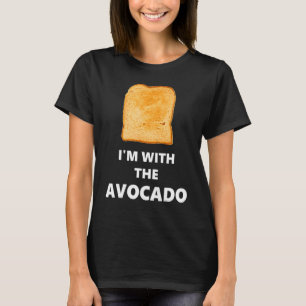 T-shirt Amusant Je suis avec le costume d'Halloween toast