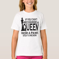 Amusant joueur d'échecs Club de jeu de la reine