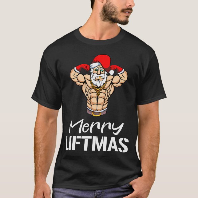 T-shirt Amusant Joyeux Matinage Fitness Fitness Hommes de  (Devant)