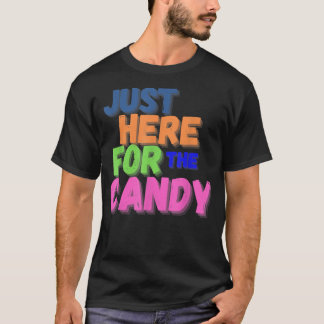 T-shirt Amusant Juste ici pour le bonbon Halloween 2022 Tr