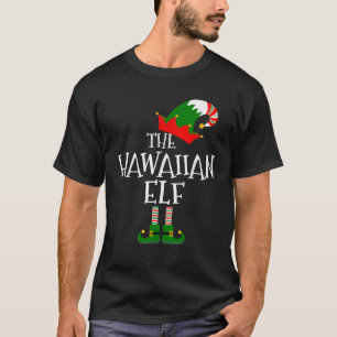 T-shirt Amusant L'Elfe Hawaiian Matching Famille Groupe Ca