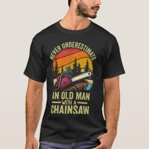 T-shirt Amusant Lumberjack Art Pour Hommes Papa Logger Arb