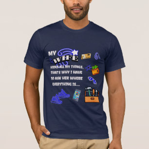 T-shirt Amusant Mari Handyman chemise d'anniversaire de Fe