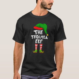 T-shirt Amusant Matching Noël de famille The Tequila Elf