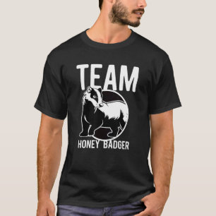 T-shirt Amusant Miel Badger Courage Animal Guesswork Marte