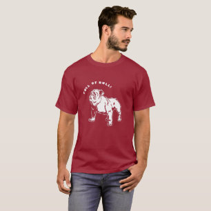 T-shirt Amusant moderne plein de Bull English Bulldog Prin