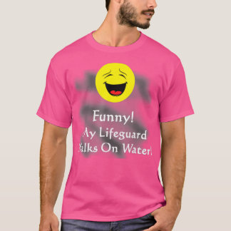 T-shirt Amusant Mon Gardien Marche Sur L'Eau Premium