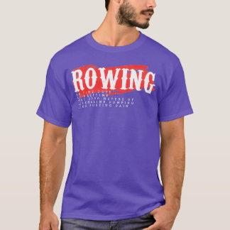 T-shirt Amusant Motivationnel Aviron Rowboats Clubs Aviron