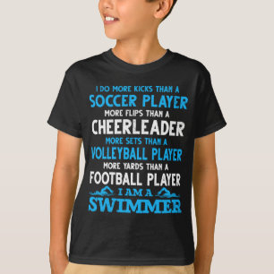 T-shirt Amusant nage définition nager
