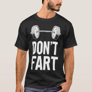 T-shirt Amusant Ne Passez Pas Poids Lifting Fitness Fitnes