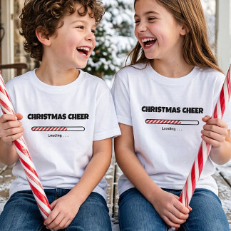 T-shirt Amusant Noël Chargement - Humour de vacances pour