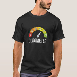 T-shirt Amusant Oldomètre pour 60e Anniversaire Gag Cadeau