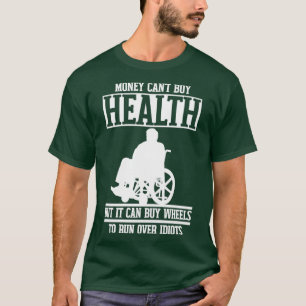 T-shirt Amusant Paraplégie Handicap Fauteuil Roulant Parap