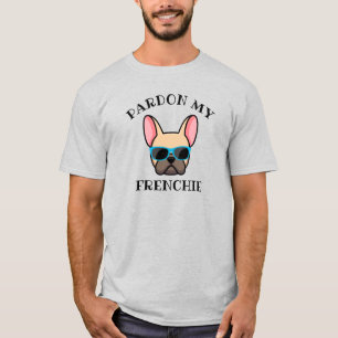 T-shirt Amusant Pardon mon Français Lumière Fawn Français 