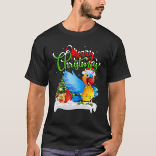 T-shirt Amusant perroquet Oiseau Amant Jeu de Noël Parrot