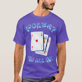 T-shirt Amusant Poker Design pour Poker Joueur Poker - 1
