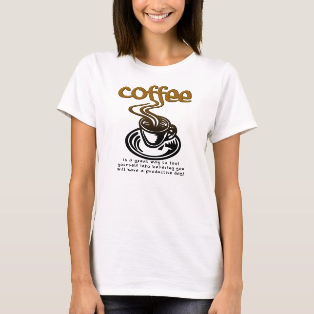 T-shirt amusant pour le Café Fool (Devant)