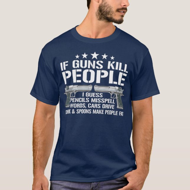 T-shirt Amusant propriétaire d'un canon 2ème modification  (Devant)