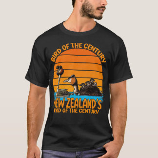 T-shirt Amusant Puteketeke Nouvelle-Zélande Oiseau Du Sièc