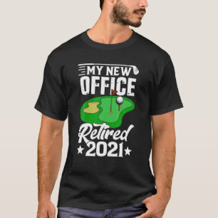 T-shirt Amusant Retraité 2021 Plan de retraite Golf Gag Ca