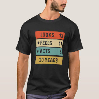 T-shirt Amusant Rétro 30E Anniversaire 30 Ans Né En 1999