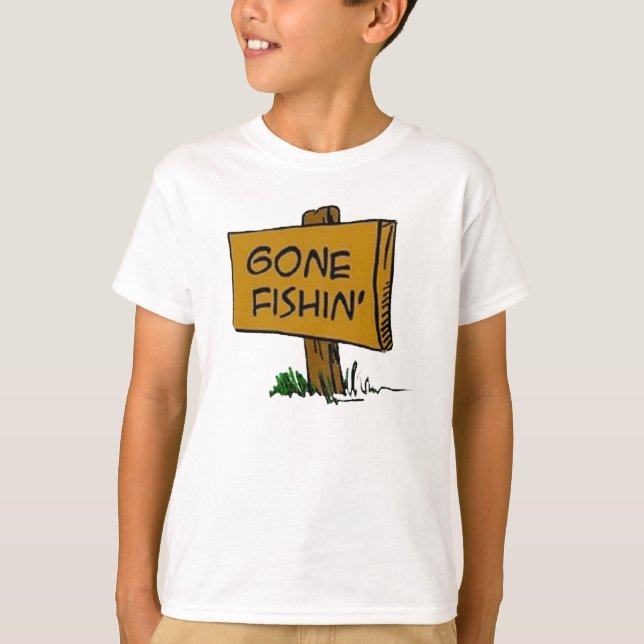 T-shirt Amusant rustique amusé passé Fishin Expressions Lo (Devant)
