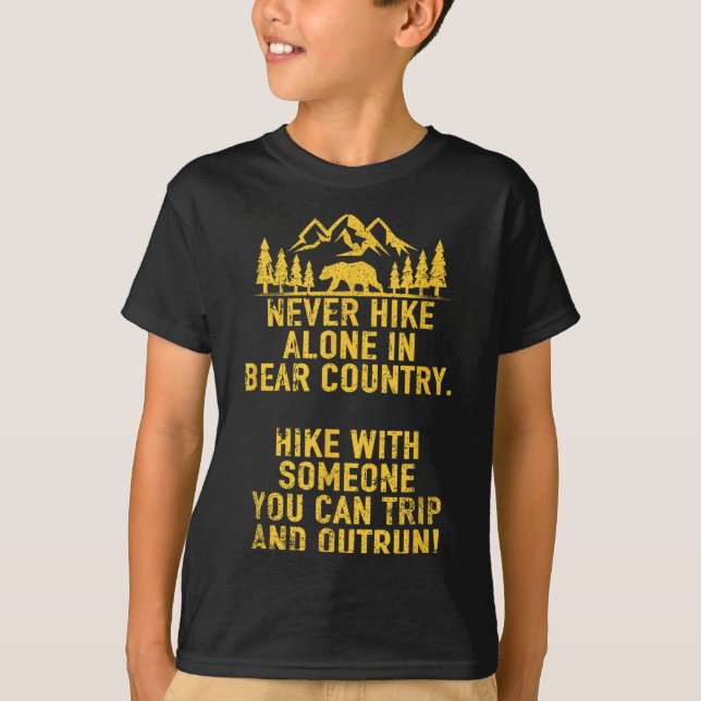 T-shirt Amusant Sarcastique Adulte Humour Extérieur Ours R (Devant)