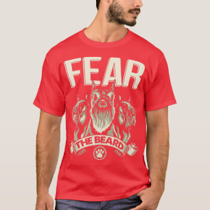 T-shirt Amusant Schnauzer Miniature Craindre La Barbe