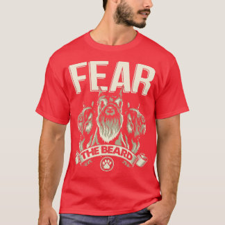 T-shirt Amusant Schnauzer Miniature Craindre La Barbe