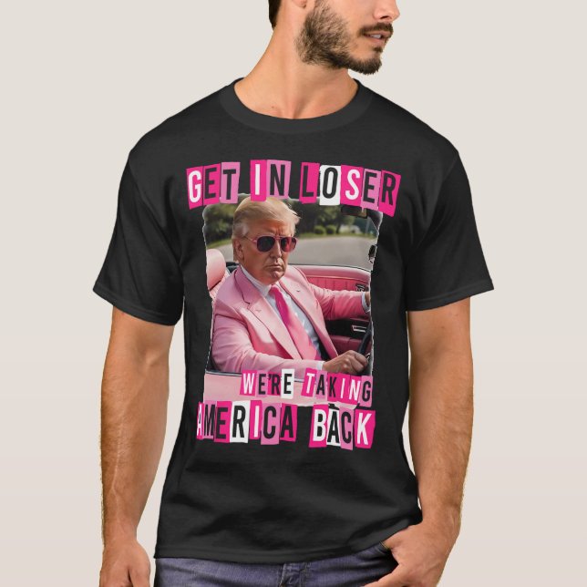 T-shirt Amusant Se Faire Perdre Nous Reprenons L'Amérique  (Devant)