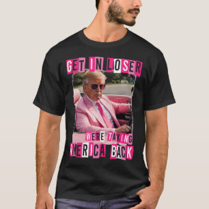 T-shirt Amusant Se Faire Perdre Nous Reprenons L'Amérique