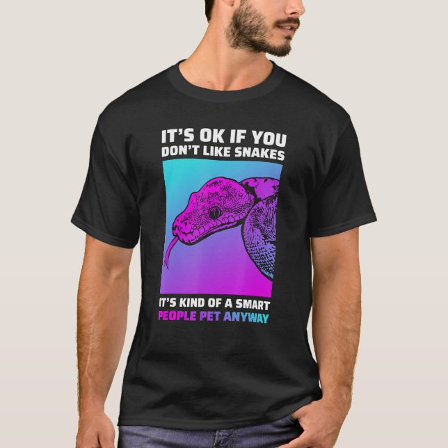 T-shirt Amusant serpent Python Boa Cornsnake (Devant)